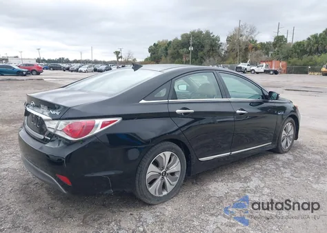 2015 Hyundai Sonata Hybrid Limited из США, поврежденный, VIN KMHEC4A45FA124611
